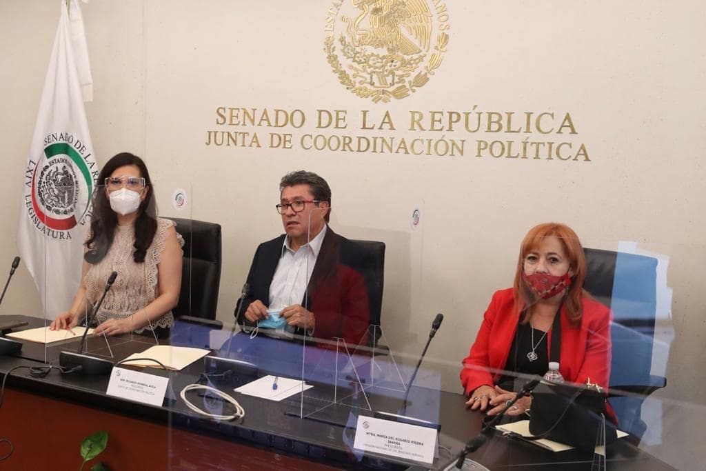 Revisan senadores situación de derechos humanos con titular de la CNDH, Rosario Piedra Ibarra