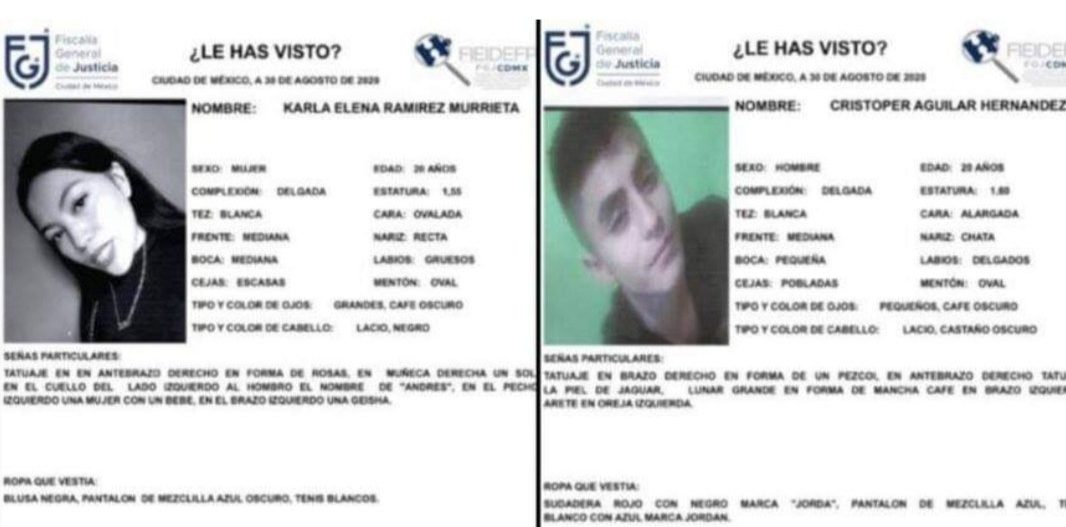 Fiscalía ofrece recompensa por jóvenes desaparecidos en Azcapotzalco