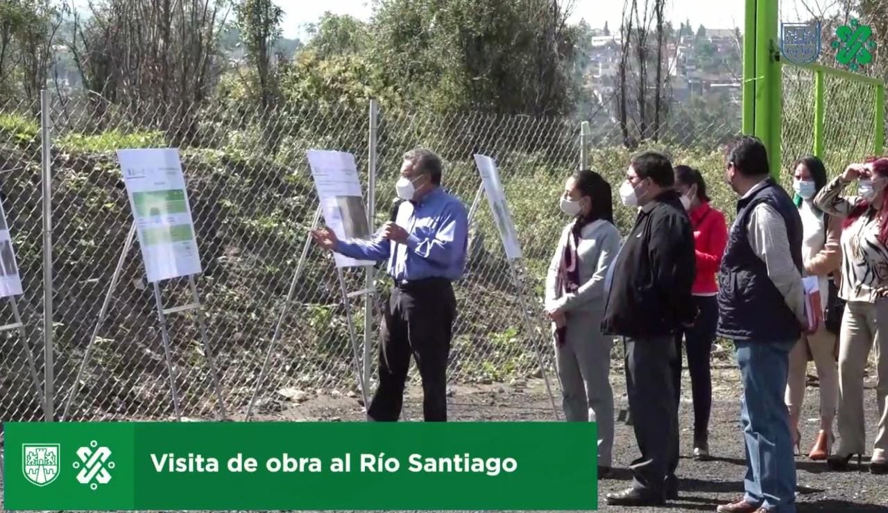 Sheinbaum supervisa obras de rehabilitación del Río Santiago