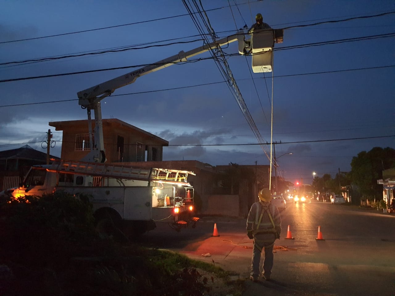Restablecen suministro eléctrico en Yucatán