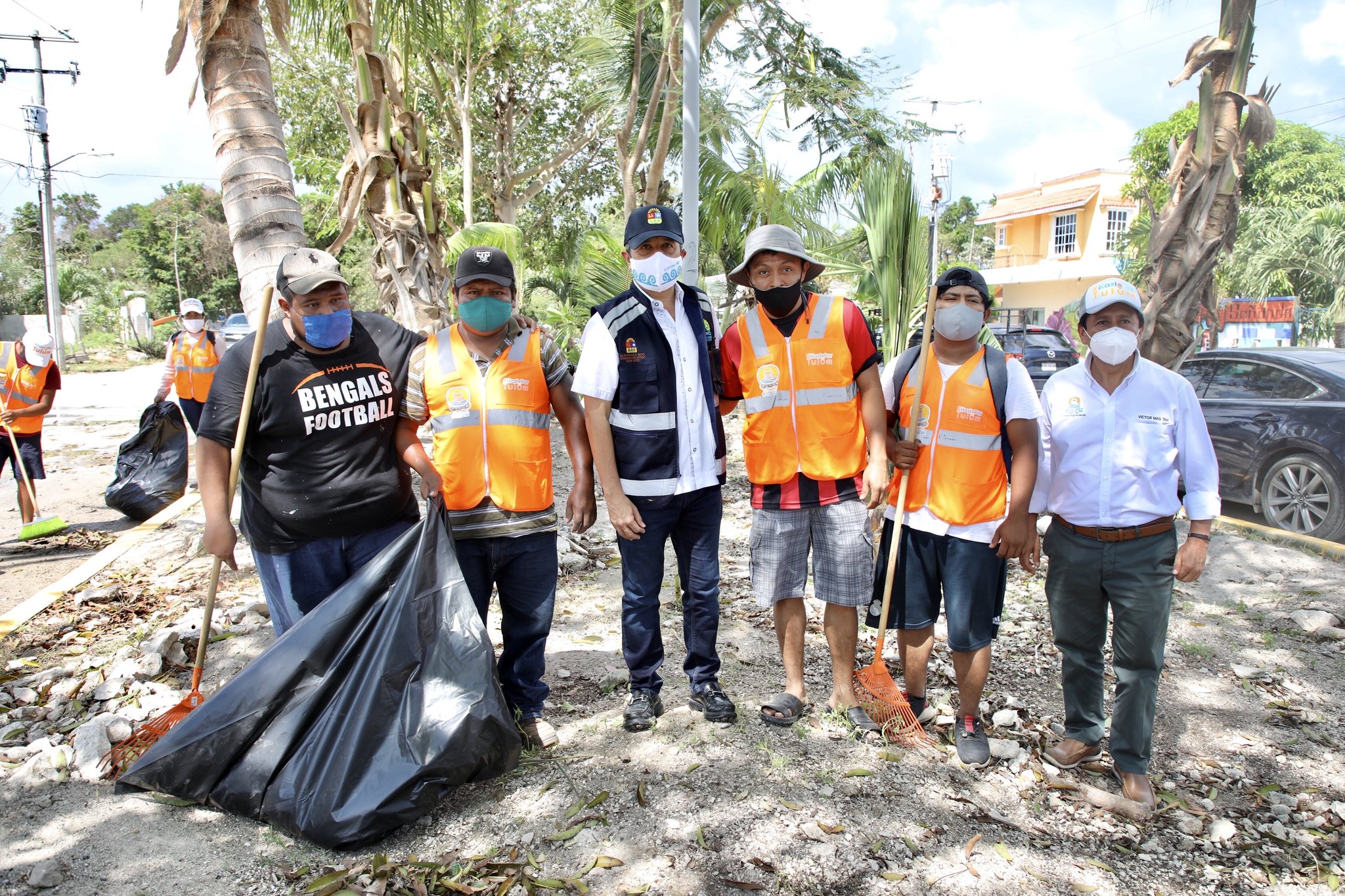 Recolectan cerca de 400 toneladas de desechos en Tulum tras huracán Delta