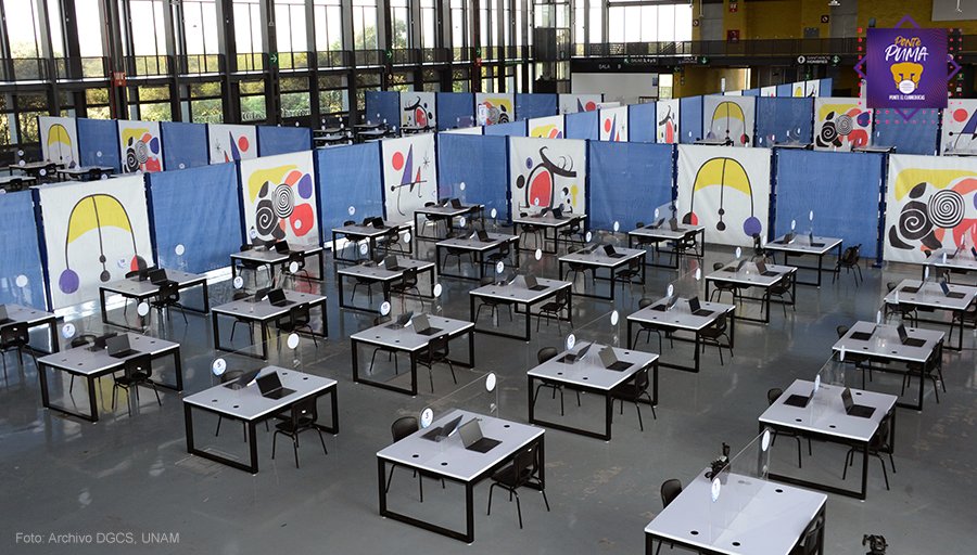 UNAM habilita centro de préstamo de computadoras para estudiantes y maestros