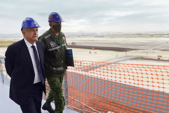 Supervisa AMLO obras del Aeropuerto Internacional “Felipe Ángeles”