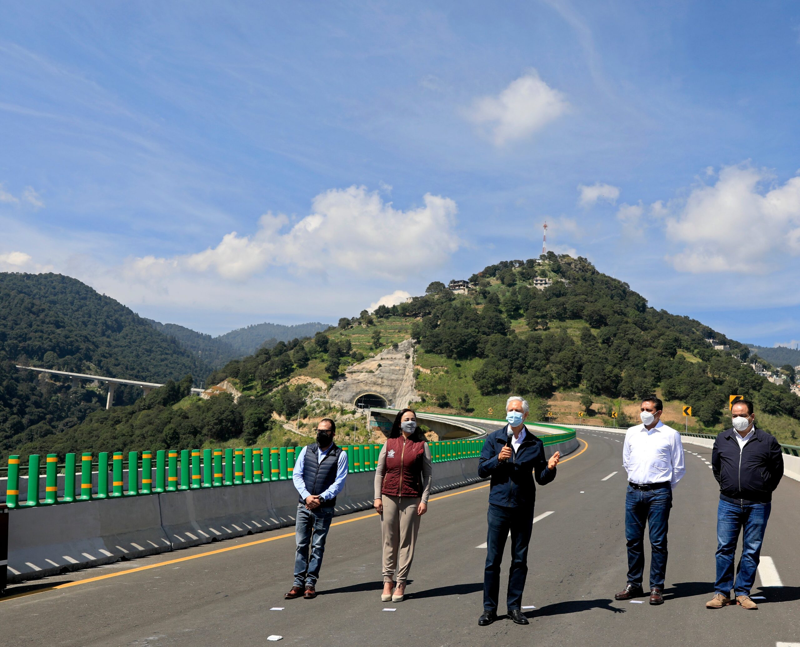 Del Mazo inaugura autopista Toluca-Naucalpan