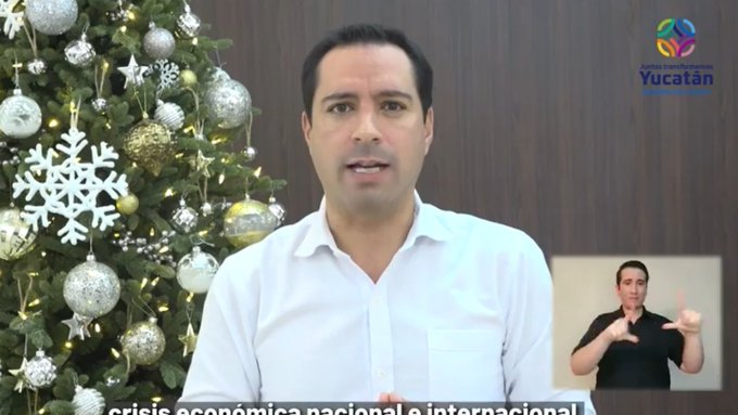 Mauricio Vila manda mensaje por Navidad y Año Nuevo