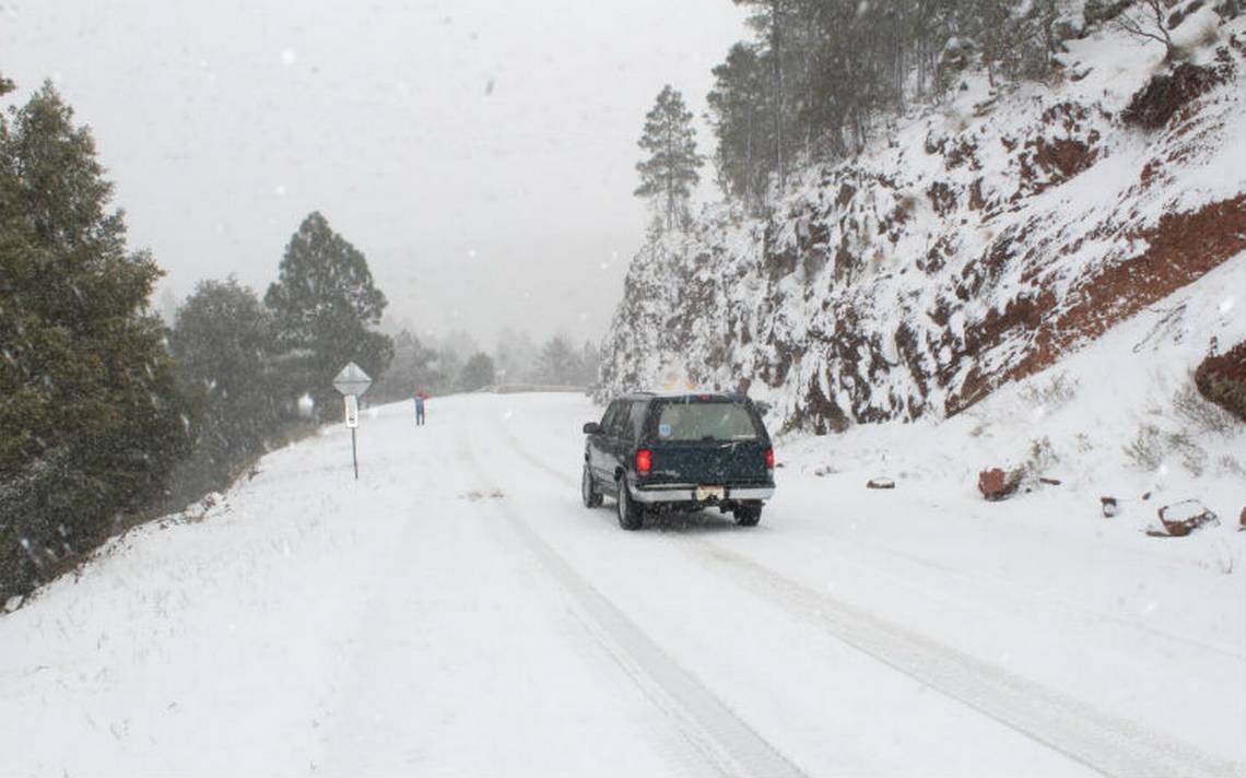 Se prevén nevadas y heladas en Chihuahua y Coahuila