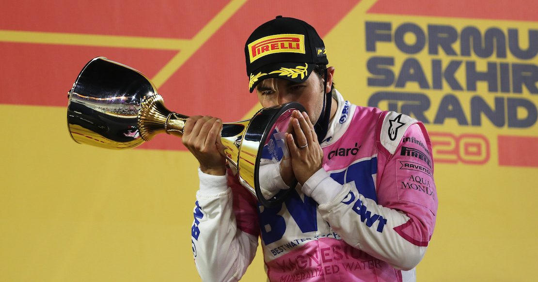 Checo Pérez gana histórica carrera en la F1 y el Gran Premio de Sakhir