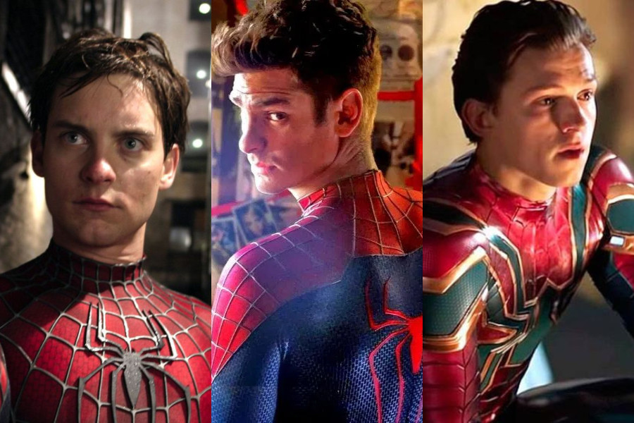 Spider-Man 3 Maguire Garfield Holland Spider-Verse