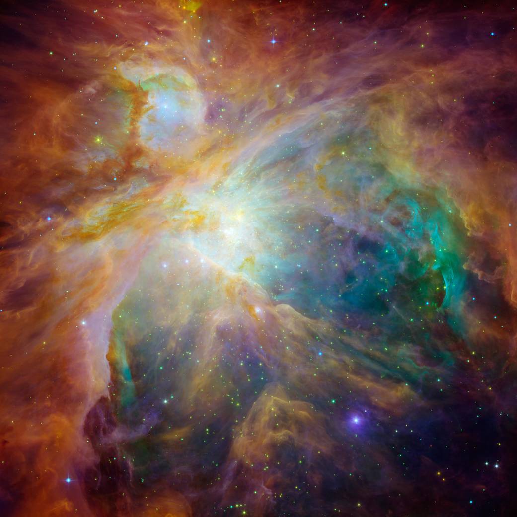 Así se ve el caos en el corazón de la nebulosa de Orión