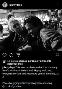 Johnny Depp envía mensaje de esperanza a sus fans