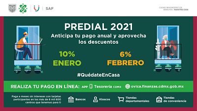 Conoce los descuentos por pago anticipado de Predial y Tenencia