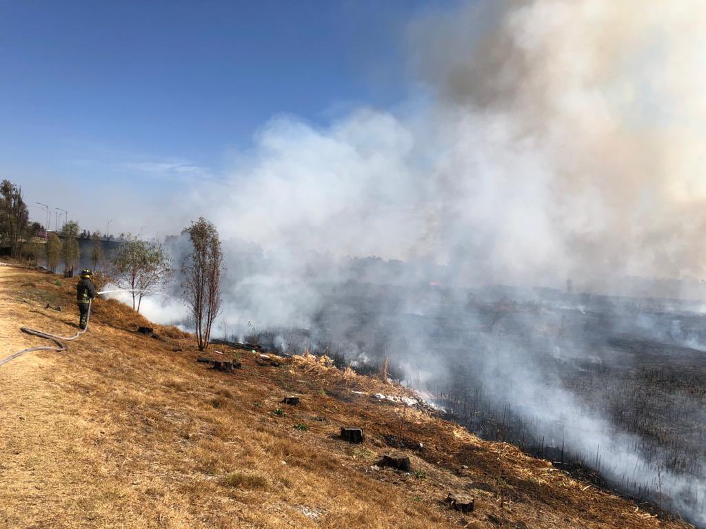 Se incendió el Parque Ecológico de Xochimilco