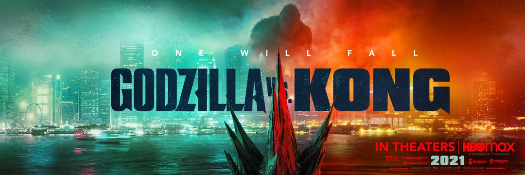 Warner reveló el póster oficial de ‘Godzilla vs Kong’