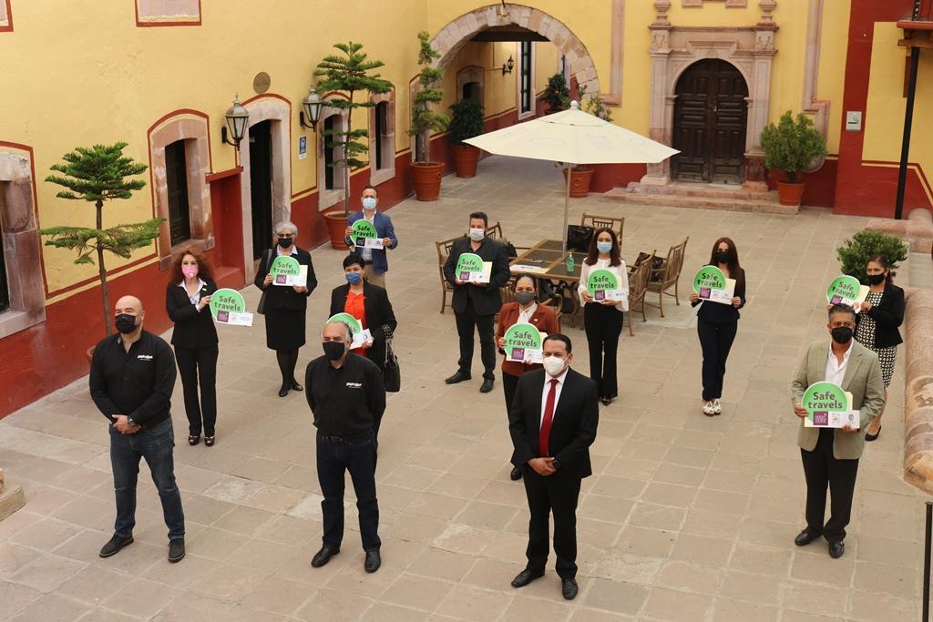 59 establecimientos turísticos de Zacatecas cuentan con Sello Safe Travels