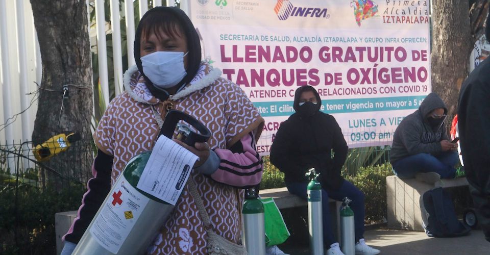 Xochimilco alista campaña de recolección y donación de tanques de oxígeno