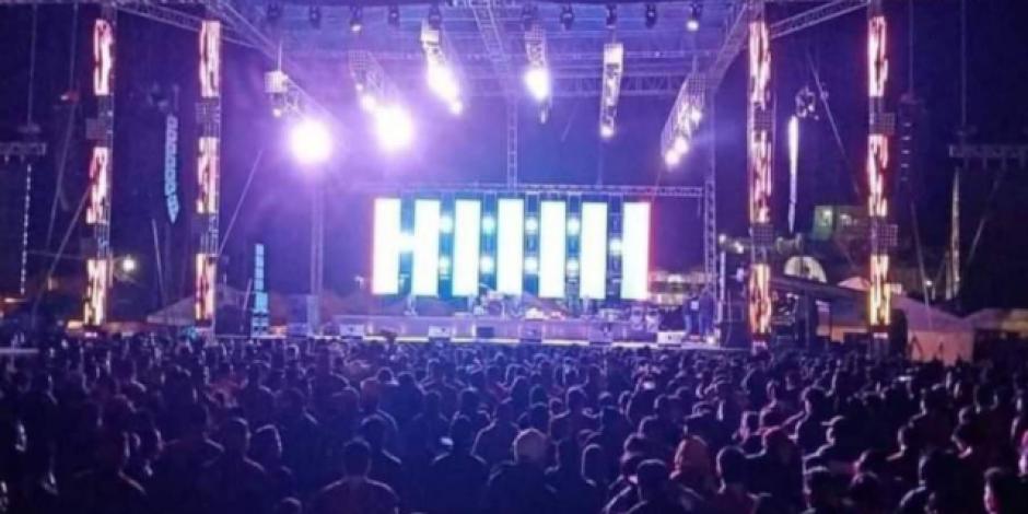 Más de 5 mil personas asisten a concierto en Chiapas pese al Covid