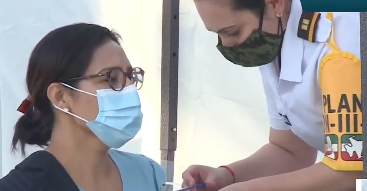 Presenta SEP proceso de refuerzo de vacunación al personal educativo del país