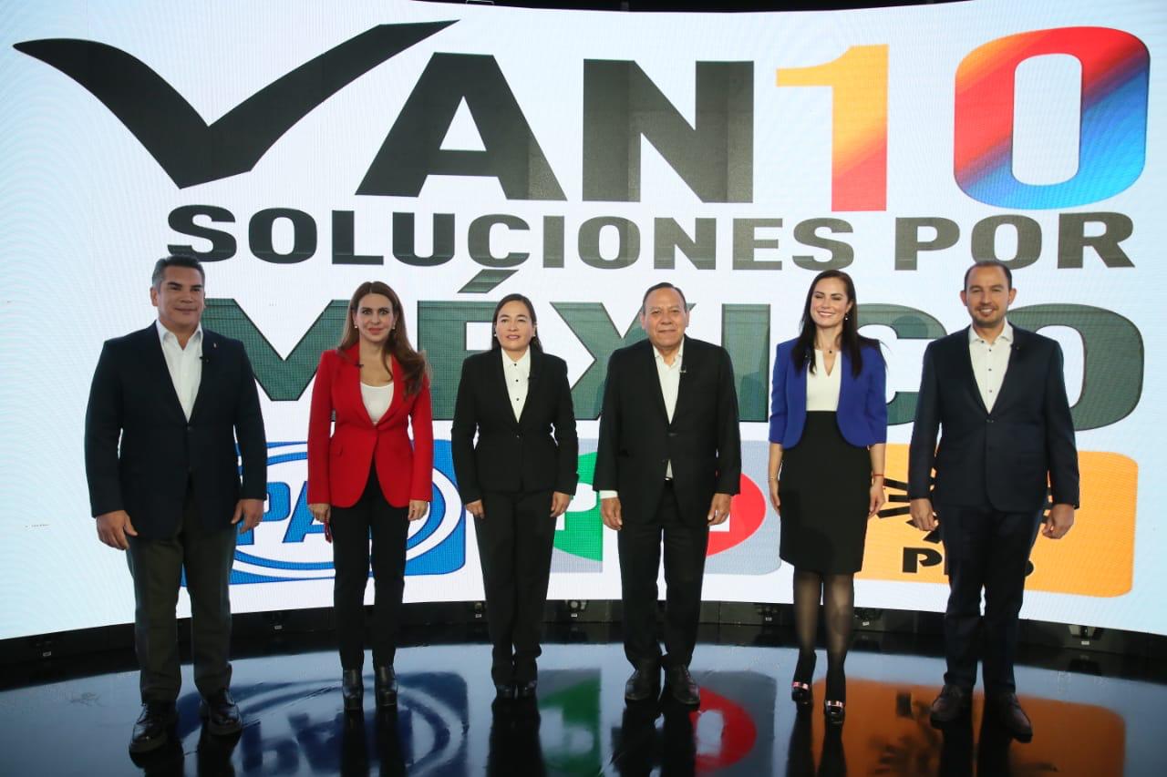 PAN, PRI, PRD y Sociedad Civil presentan 10 soluciones por México