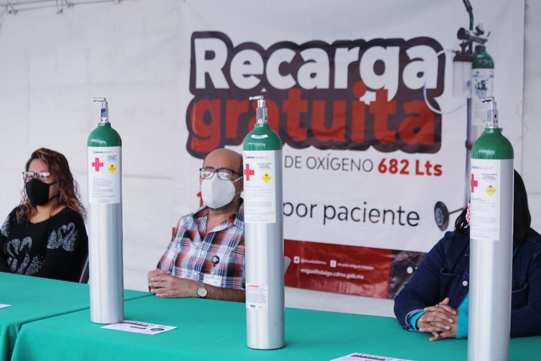 Miguel Hidalgo dará oxigeno gratis