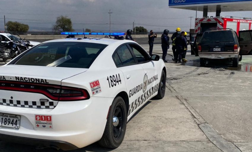 VIDEO: Guardia Nacional evita explosión en gasolinera de Tlaxcala