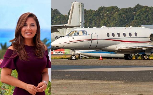 Gasta Mara Lezama 70 mil dólares en vuelo privado de Denver Colorado a Cancún