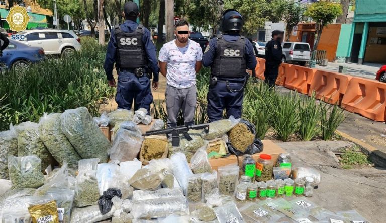 SSC asegura 120 kilos de marihuana en Tepito; hay un detenido