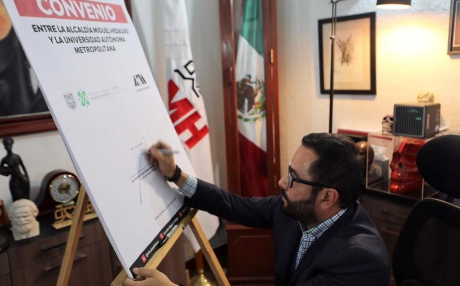 alcaldia Miguel Hidalgo firma convenio-uam