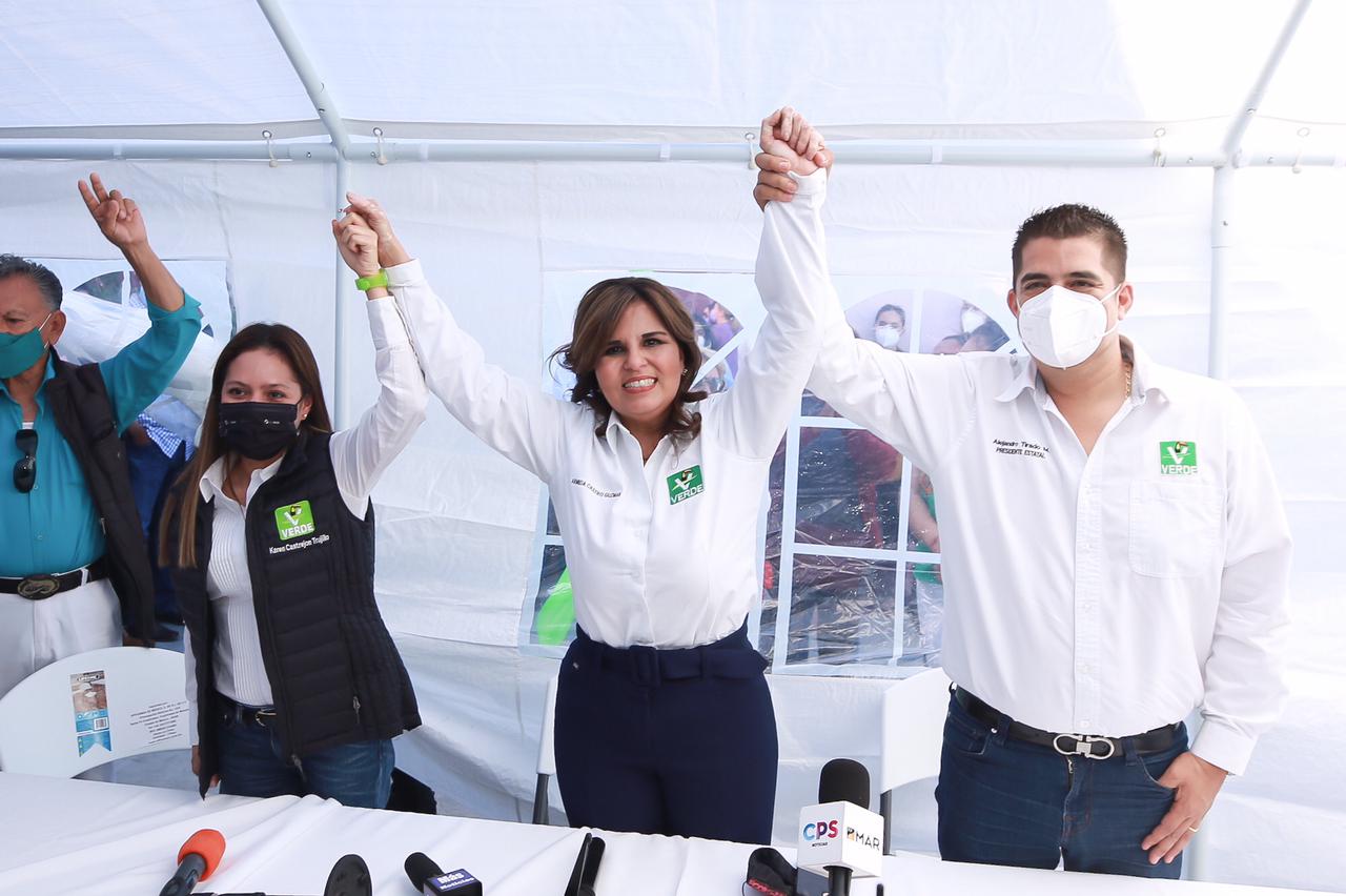 Armida Castro Guzmán aspira a la gubernatura de Baja California Sur por el Partido Verde Ecologista de México