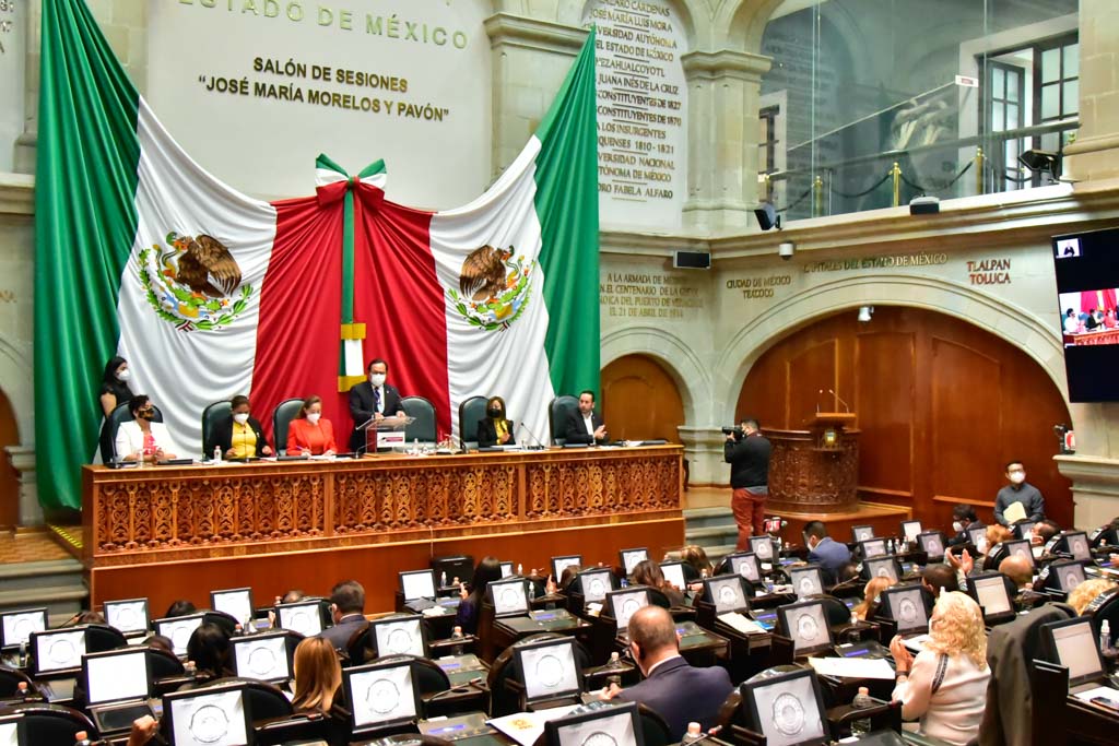 Avala Pleno del Congreso mexiquense distribución de comisiones legislativas