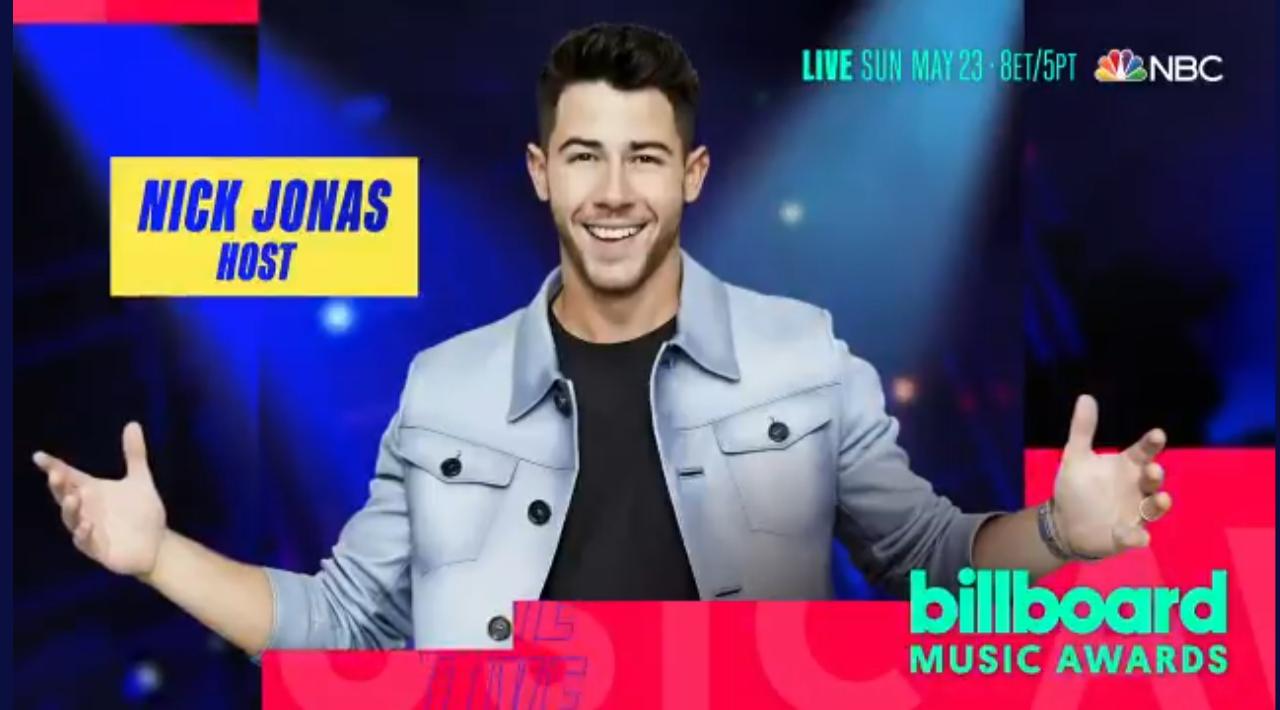 Nick Jonas será el anfitrión de los Billboard Music Awards 2021