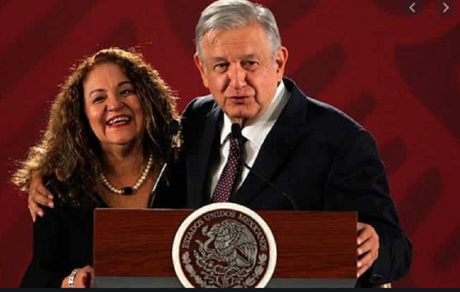 amlo y sanjuana