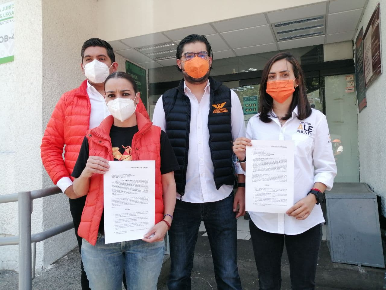 Candidatas de Movimiento Ciudadano denuncia robo en tianguis de Álvaro Obregón