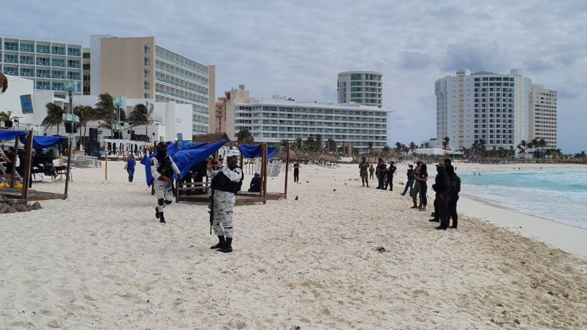 Recuperan playa pública de Cancún, la querían privatizar