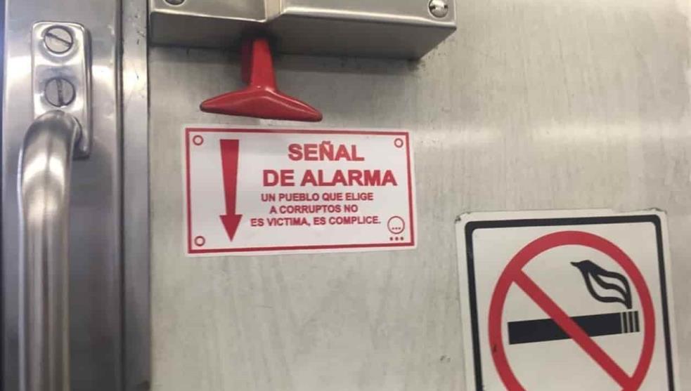 STC Metro pide no activar las palancas de emergencia