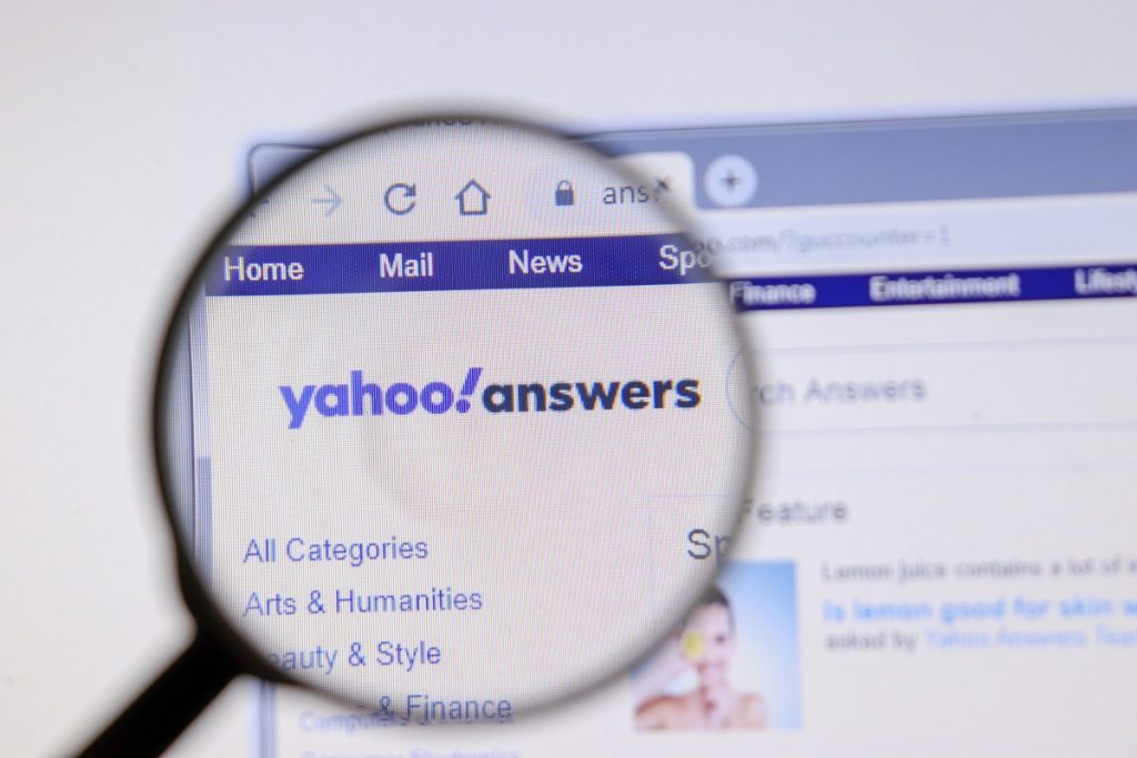 Yahoo Respuestas cerrará el próximo mes