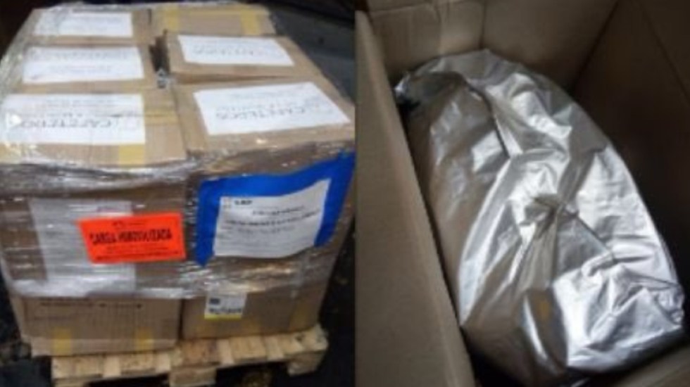 Histórico: Semar y Aduanas decomisa mil 190 kilos de cocaína en el AICM