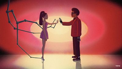 The Weeknd y Ariana Grande lanzan video animado de ‘Save Your Tears’