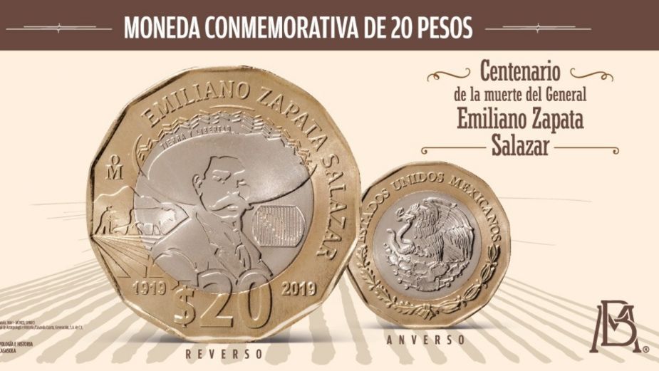 nueva moneda de 20 pesos