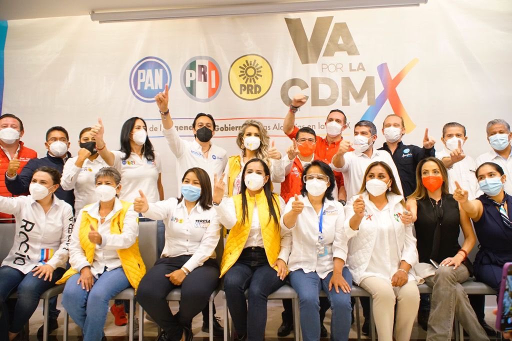 Candidatos de Va por la CDMX firman Agenda de Gobierno