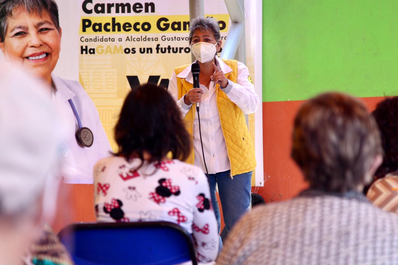 Carmen Pacheco promete construir hospital materno infantil en la GAM