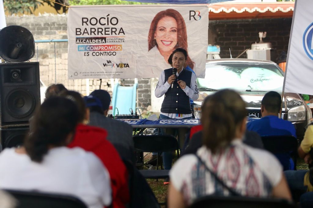 Rocío Barrera plantea la creación de un consejo con empresarios en la V. Carranza