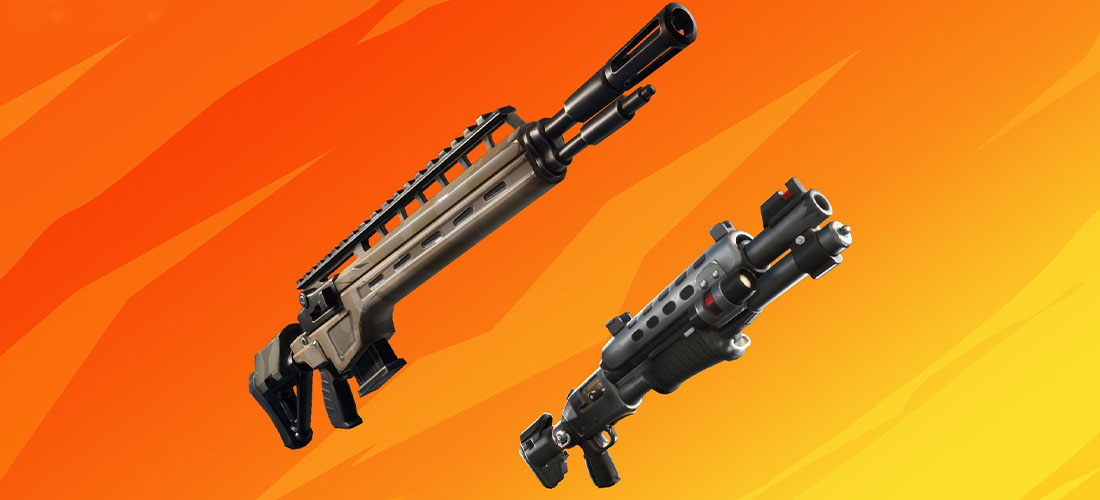 Fortnite ha liberado dos armas favoritas, la Escopeta Táctica y el Rifle de Infantería