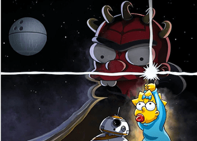 ‘Los Simpson’ se unen a la celebración de ‘Star Wars’ con ‘The Force Awakens From Its Nap’