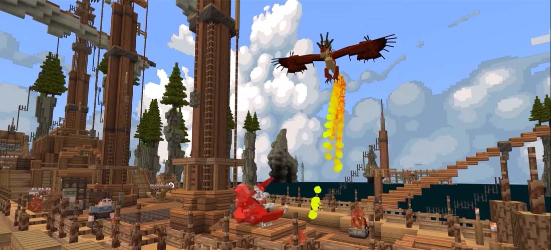 Minecraft anunció un DLC inspirado en la película “Cómo entrenar a tu dragón”