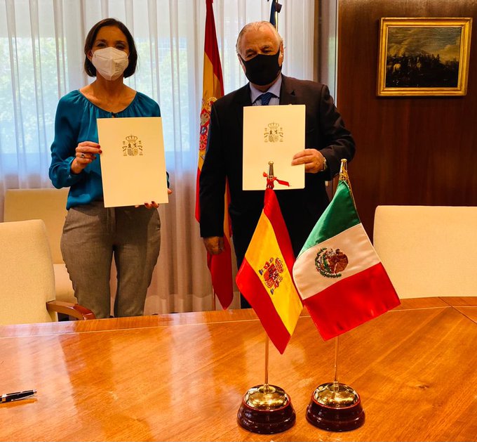 México firma acuerdo con España para homogeneizar protocolos de biosanitarios