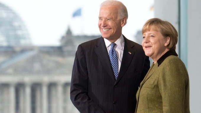 Joe Biden se reunirá con Angela Merkel en la Casa Blanca