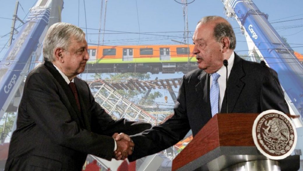 Slim, con voluntad para asumir parte de la rehabilitación de la Línea 12 López Obrador