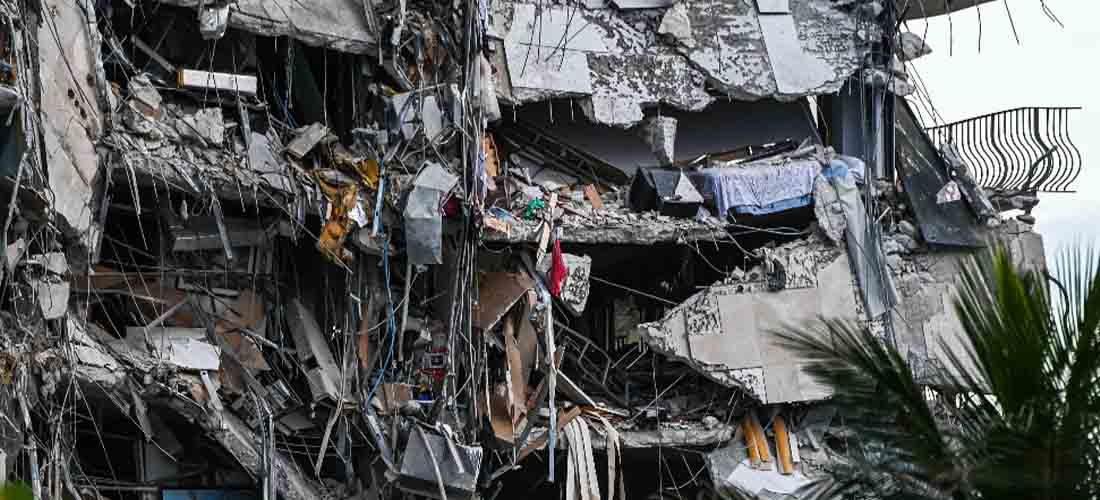 Rescatistas Mexicanos e Israelís apoyan a afectados del derrumbe de edificio en Surfside Miami