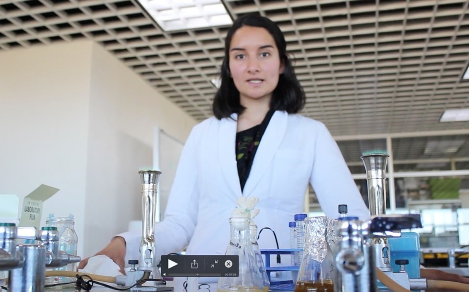Alumna politécnica emplea microorganismos para remediación ambiental