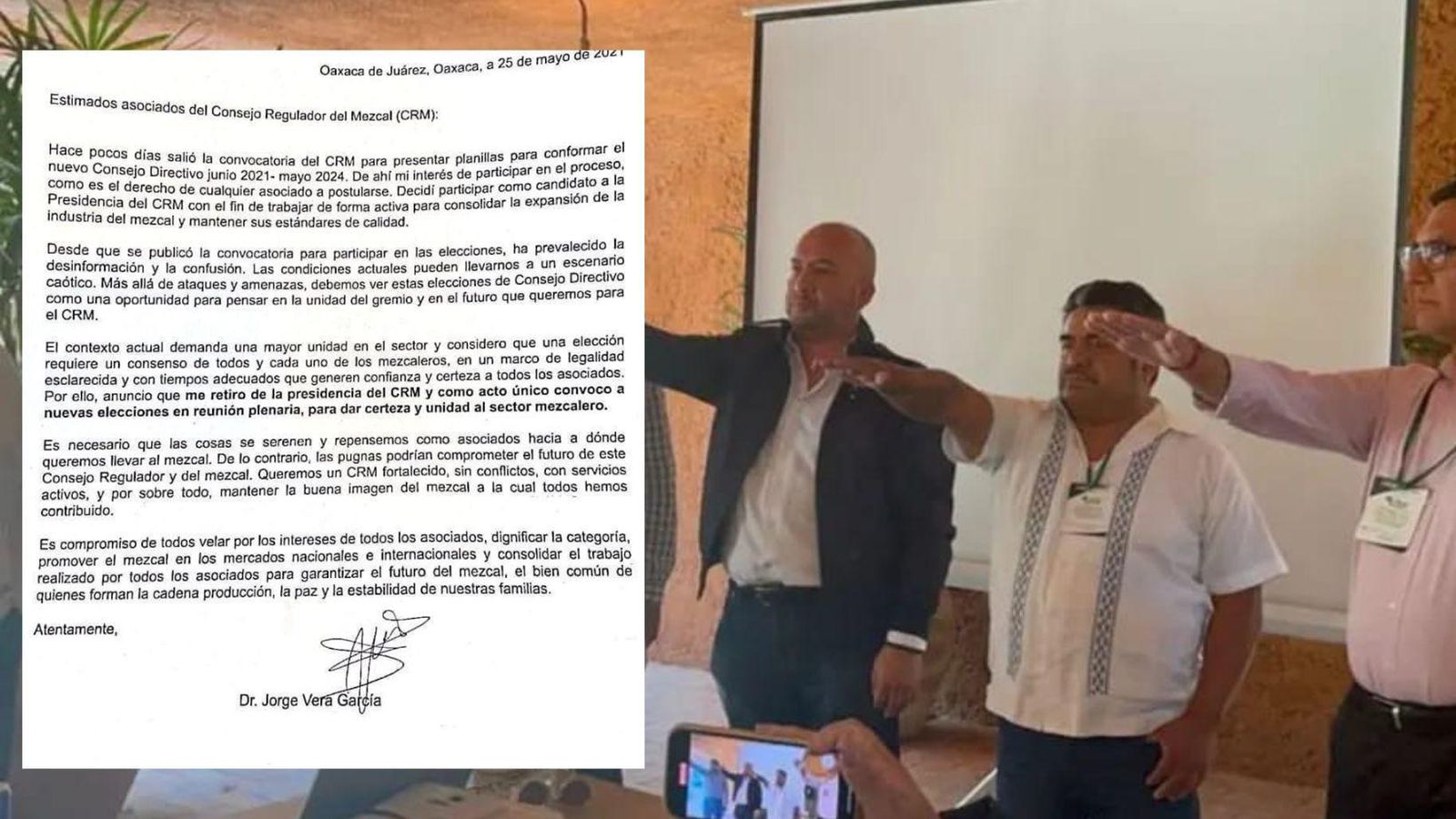 Mezcaleros denuncian intento de Hipócrates Nolasco de detener auditorías a su gestión en el CRM